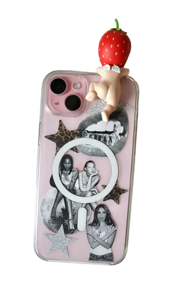 Decorated phone case