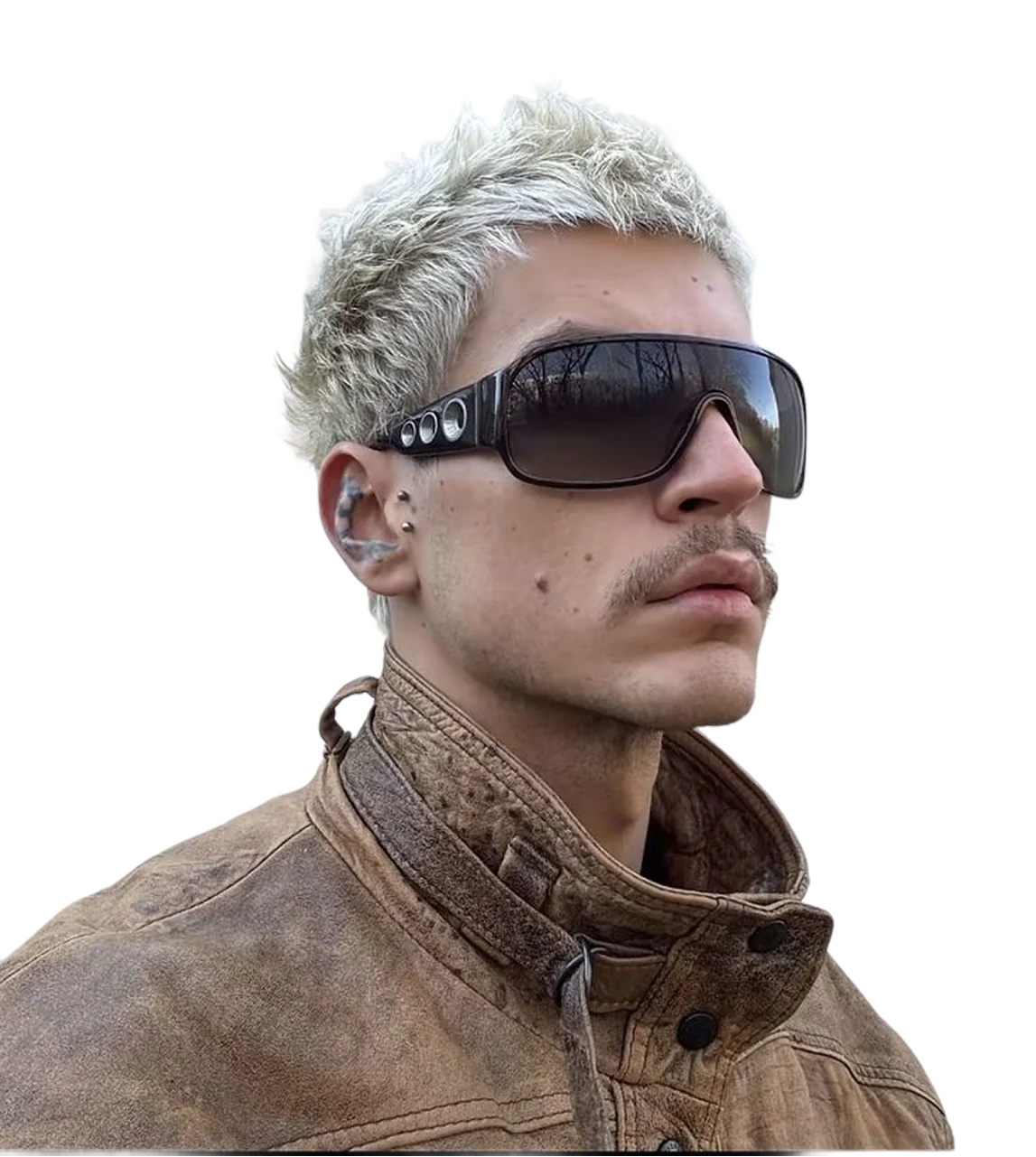 Man wearing sunglasses